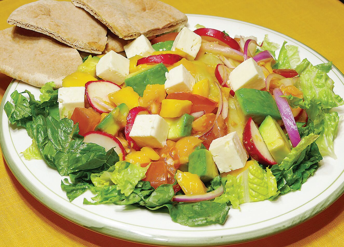 Mango adds sweetness to salad supper